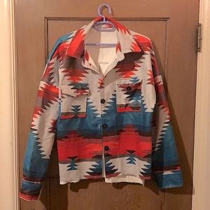 Aztec Geometric Pattern Jacket!
